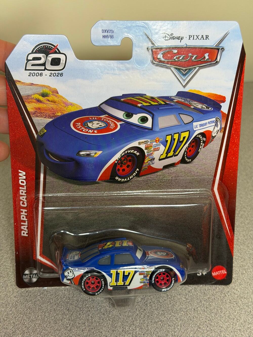 Disney Pixar Cars Ralph Carlow Lil Torquey Pistons 20th Anniversary Diecast